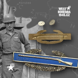 Originální bojový odznak pěchoty COMBAT INFANTRY BADGE STERLING